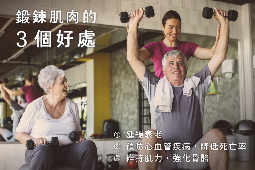 鍛鍊肌肉的３個好處